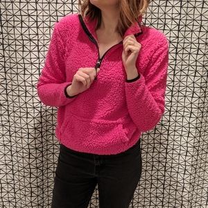Pink Zip up Fleece | S